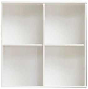 Fehér fali könyvespolc Mistral 025