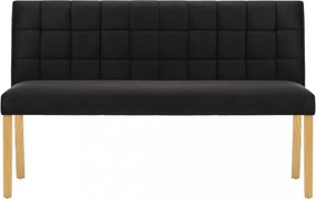 fekete bársony pad 140 cm