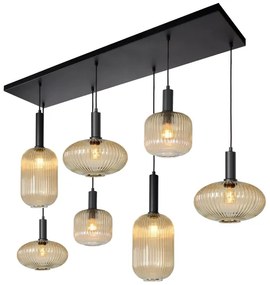 Lucide 45386/07/62 - Csillár zsinóron MALOTO 7xE27/40W/230V