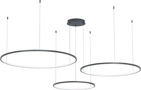 MILAGRO ML0846 SATURNO Modern Led Függesztett Lámpa Fekete LED IP20