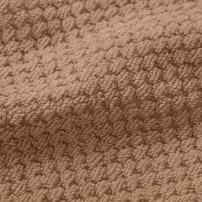 Goldea pamut frottír törölköző / fürdőlepedő micro pure - fahéjszínű 30 x 50 cm