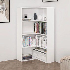 Adel könyvespolc, fehér, 60×60 cm – TR506MNR1540