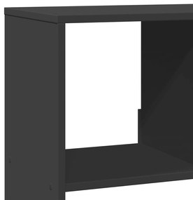 fekete szerelt fa térelválasztó 100 x 33 x 156,5 cm