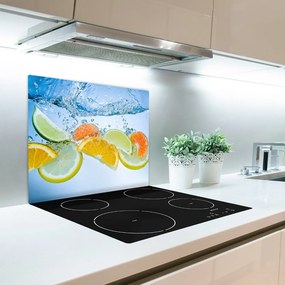 Üveg vágódeszka Citrus víz alatt 60x52 cm
