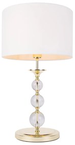 Zuma Line RLT93163-1GW - Asztali lámpa REA 1xE27/60W/230V fehér