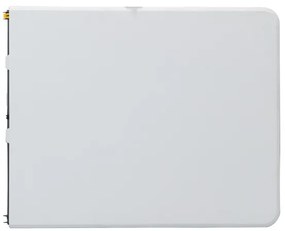 Összecsukható kempingasztal fehér színben 180x70, fogantyúval a könnyű hordozhatóság érdekében