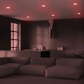 Briloner - KÉSZLET 3x LED RGBW Dimmelhető fürdőszobai lámpa LED/5W/230V IP44 + távirányító