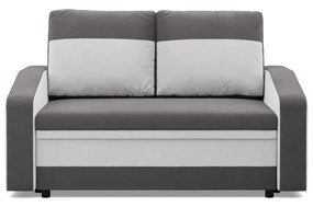 Hewlet kanapé, szövet anyag, szürke - fehér