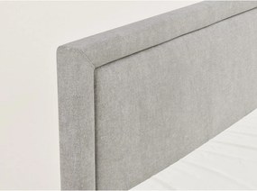 Szürkésbézs ágyneműtartós boxspring ágy 160x200 cm Fresco – Maison de Rêve