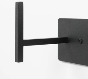 Fekete fém fali fogas 64 cm Chapman – Spinder Design