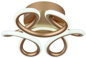 Globo 67386-24CH - MELISAND LED mennyezeti lámpa 24W/230V, 26 cm, arany