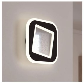 Eglo 901239 - LED fali lámpa MACCHIONI LED/12W/230V 4000K fekete