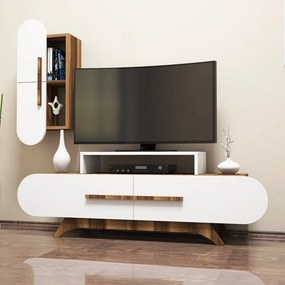 Rose S - Walnut, White