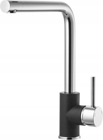 Konyhai Csaptelep Mosogatóhoz Ina Fekete És Króm Forgatható Karan Mosogatóhoz