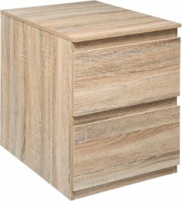 Éjjeliszekrény Dolo sonoma tölgy Modern 2 fiókos