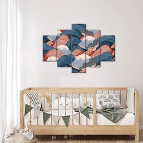 Kép - Japán hullámok (150x105 cm)