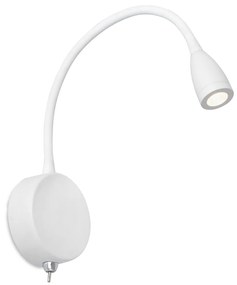 FARO LOKE fali lámpa, fehér, 3000K melegfehér, beépített LED, 3W, IP20, 41019