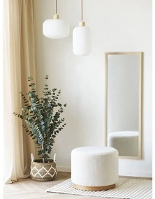 Scottsdale fali tükör fa kerettel, natúr, 45x110 cm