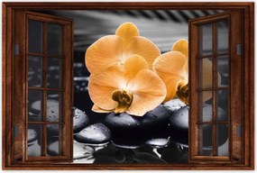 Poszterek 60x40 Narancssárga orchideák