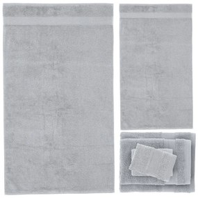 Világosszürke frottír pamut törölköző és fürdőlepedő készlet 6 db-os Anti-Bacterial – Catherine Lansfield