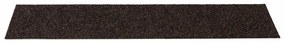 öntapadós lépcsőszőnyegek 30 db sötétbarna, téglalap alakú, 76 x 20 cm