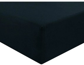 Ágynemű Jersey fekete TiaHome - 140x200cm