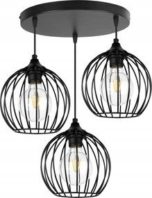 Mennyezeti Függőlámpa Csillár Elegáns Loft Modern Hármas Drót