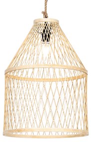 Vidéki kültéri függőlámpa rattan 40x55 cm - Calamus