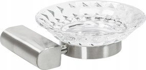 Csiszolt nikkel akasztós szappantartó 322225 Rea