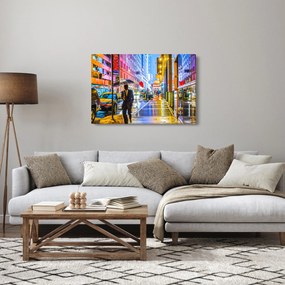 Kép - Város neonfényben (90x60 cm)