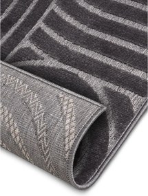 Antracitszürke szőnyeg 67x120 cm Iconic Wave – Hanse Home