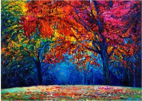 Természetfestmény képe (üvegen) (70x50 cm)