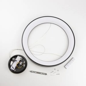 Brilagi - LED dimmelhető kábeles csillár FALCON II LED/99W/230V átm. 60 cm fekete + távirányító