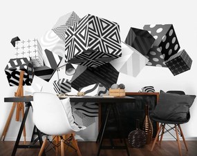 Fotótapéta - 3D geometria (152,5x104 cm)