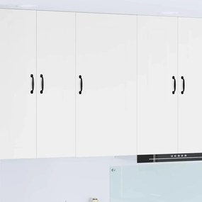 Fali konyhaszekrény polcokkal Fehér 50 x 31 x 100 cm Faanyag