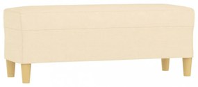 krémszínű szövet pad 100 x 35 x 41 cm