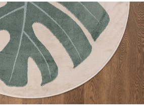 Zöld-bézs gyerek szőnyeg ø100 cm Deliciosa Malachite – FD