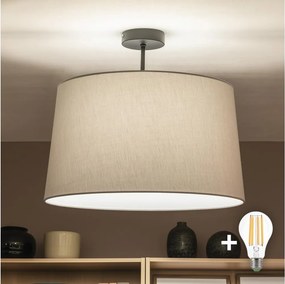 BRILAGI - CERIA LED felületre szerelhető csillár 1xE27/60W/230V Ø 45 cm fekete/szürke