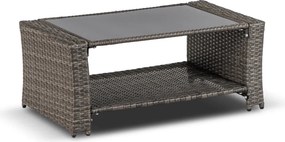 Kerti bútor szett szürke színben – DELGADO