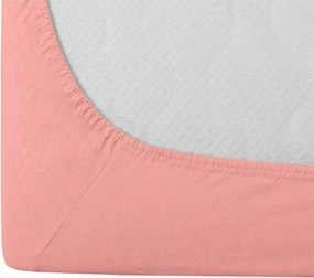 Jersey lepedő EXCLUSIVE korallszínű 160 x 200 cm