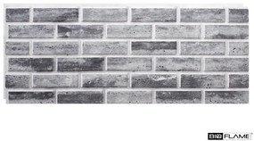 Homlokzati falpanel Klasszikus Szürke Tégla 3,5 cm