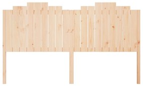 tömör fenyőfa ágyfejtámla 186x4x110 cm
