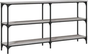 vidaXL szürke sonoma színű szerelt fa konzolasztal 150x29x75 cm