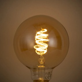 5 db Okos E27 Dimmelhető LED Izzó G95 Borostyán 4.9W 320lm 2500K