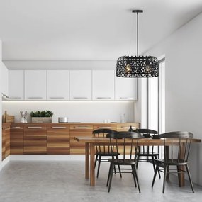 Rabalux 2157 - Csillár ALESSANDRA 2xE27/60W/230V fekete