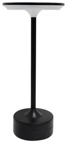 Tölthető érintésvezérlésű LED asztali lámpa TAVOLO LED/2,5W/5V 2400 mAh 3000-6000K fekete