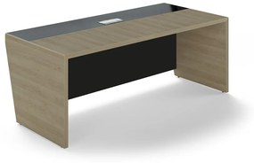 Trevix asztal 200 x 90 cm, homoki tölgy / fekete