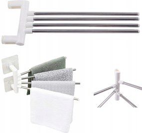 Fürdőszobai törölközőtartó forgatható kampós fogantyú