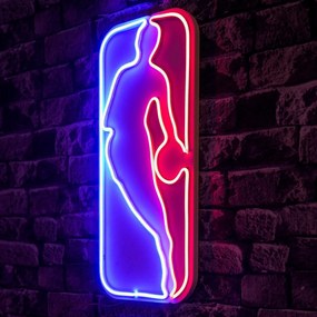 Műanyag LED-es fali dekoráció, The Logo Jerry West - Multicolor