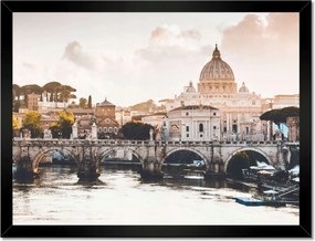 Poszterek keretben 40x30 Vatikán Panoráma Vatikán
